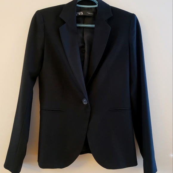 Zara Black Blazer Size 2 - Picture 6 of 6